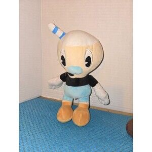 Cuphead Cartoon Mugman Soft Stuffed Doll Plush Toy Video Game Collectible 8 inch